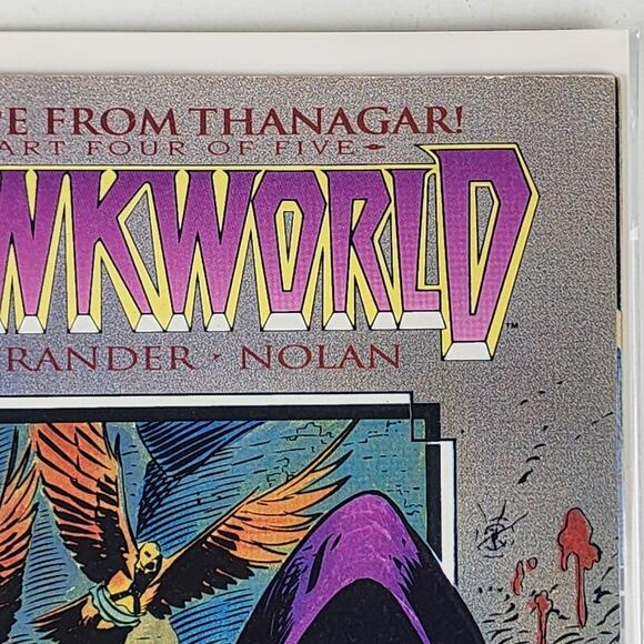 Vintage 1992 Hawkworld Escape from Thanagar #24 DC Comic Book Part 4 of 5 - Picture 3 of 11